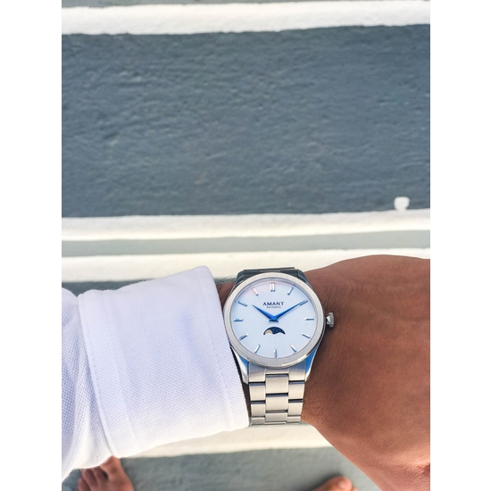 Montre Homme/Femme AMANT Santorin Moon-Phase Limited Edition 2 Montre Homme/Femme AMANT Santorin Moon-Phase Limited Edition - Image 2