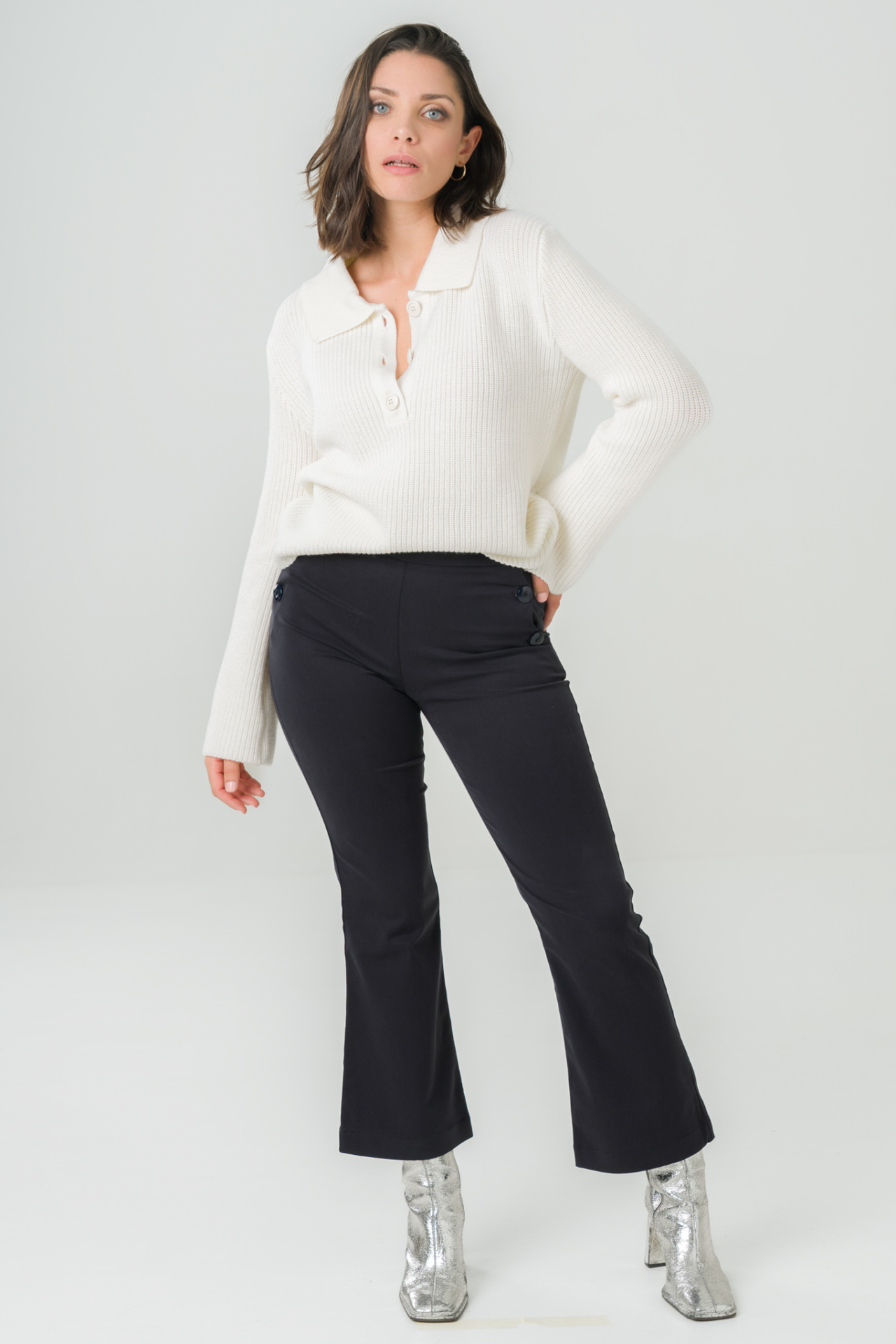 Pull col polo femme 6 Pull col polo femme - Image 6