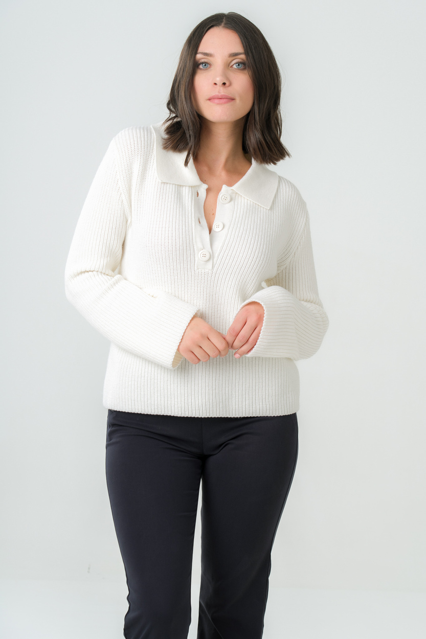 Pull col polo femme 5 Pull col polo femme - Image 5