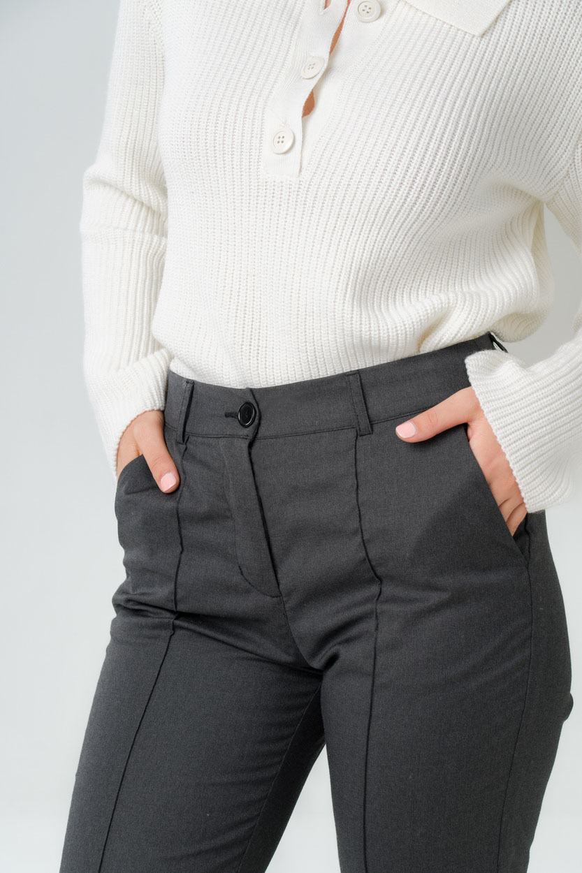 Pantalon femme habillé en laine 3 Pantalon femme habillé en laine - Image 3