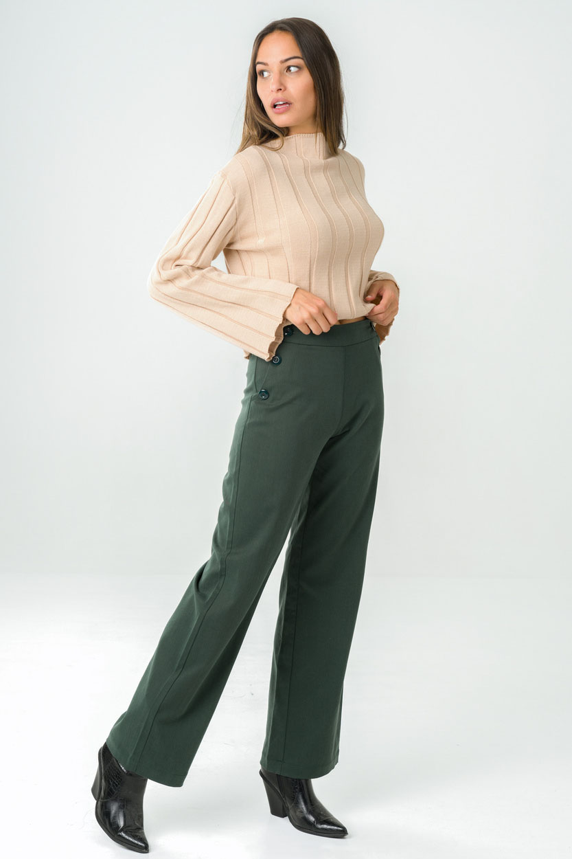 Pantalon taille haute femme 4 Pantalon taille haute femme - Image 4