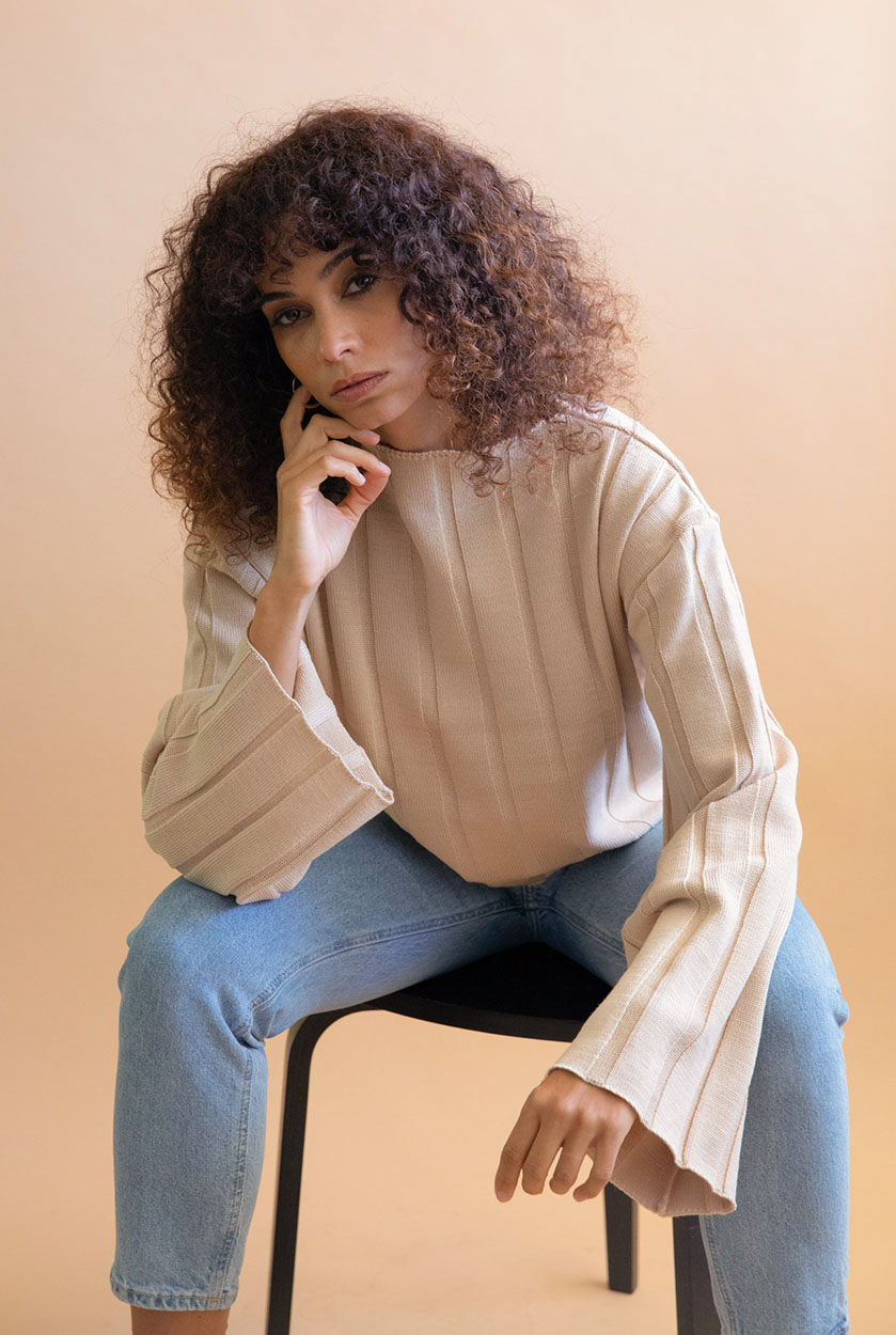Pull côtelé femme 2 Pull côtelé femme - Image 2